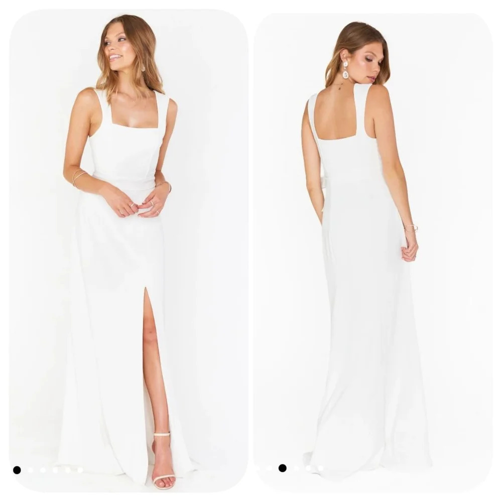 NWOT Show Me Your MuMu Paris Gown White Sz XL
